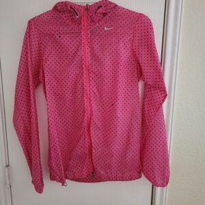 Nike Pink Polka Dot Jacket